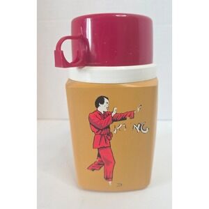 VTG 1974 Kung Fu David Carradine Thermos King-Seeley Martial Arts TV Show 8 oz